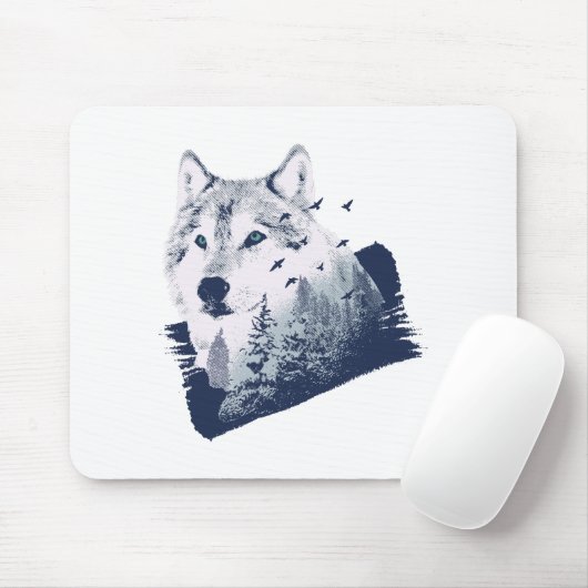 Forest Wolf Muismat (Met muis)