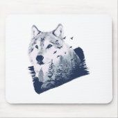 Forest Wolf Muismat (Voorkant)