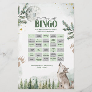 Forest Wolf Vind de gast bingo spelletjes