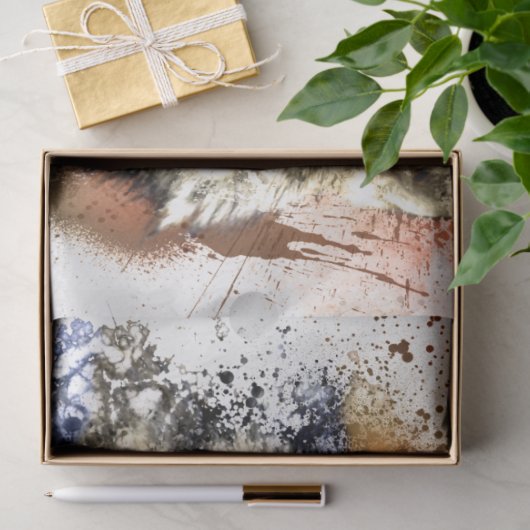 Forest Wolf Waterverf 20x30-decoupage Tissuepapier (Geschenk)