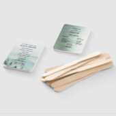 Forest Wonder rustieke dennen bruiloft ceremonie Handwaaier (Niet-gemonteerd)