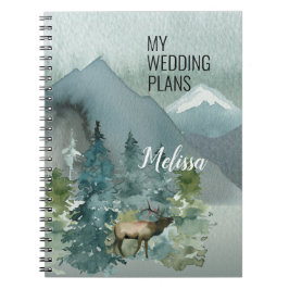 Forest Wonder Wedding Planner Naam Notitieboek