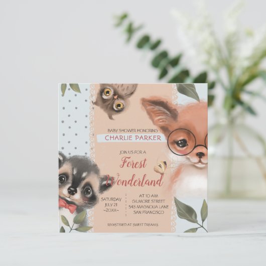 Forest Wonderland Kaart (Staand voorkant)