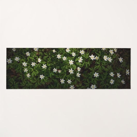 Forest Wood Anemone Yogamat (Voorkant (horizontaal))