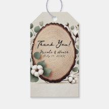 Forest Wood Eucalyptus & Cotton Rustic Wedding