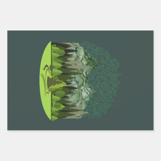 Forest, Wood, Nature Inpakpapier Vel (Voorkant)