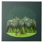 Forest, Wood, Nature Tegeltje (Voorkant)