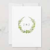 Forest Wood Woodland BOHO Berk Bark Wood Krans Kaart (Achterkant)