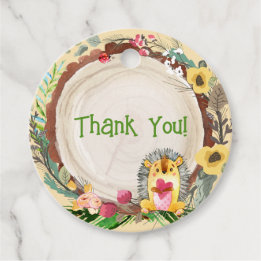 Forest Woodland - Aangepaste verjaardag Bedankjes Labels