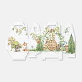 Forest Woodland Animal Baby shower Bedankdoosjes (Uitgevouwen)