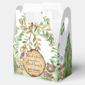 Forest Woodland Animal Baby shower Bedankdoosjes (Geopend)