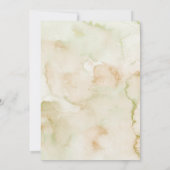 Forest Woodland Animal Wild One Baby shower Uitnod Kaart (Achterkant)