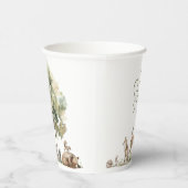 Forest Woodland Animals Adventure Baby shower Papieren Bekers (Rechts)