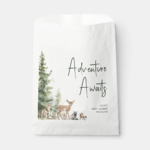 Forest Woodland Animals Avontuur wacht op u Bedankzakje