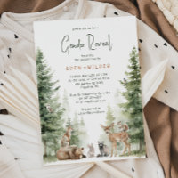Forest Woodland Animals Baby onthult geslacht
