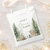 Forest Woodland Animals Baby shower Bedankzakje (Geknipt)