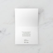 Forest Woodland Animals Baby shower gevouwen Bedankkaart (Binnen)