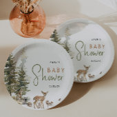 Forest Woodland Animals Baby shower Papieren Bordje