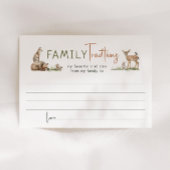 Forest Woodland Animals Familietradities Kaart