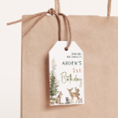 Forest Woodland Animals Verjaardagsfeest Favoriet  Cadeaulabel