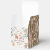 Forest woodland baby boy douche snoep gunstboxen bedankdoosjes (Geopend)