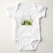 Forest Woodland Baby Deer  Romper (Voorkant)