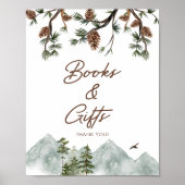 Forest Woodland boeken en geschenken Poster (Voorkant)