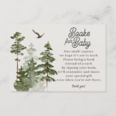 Forest Woodland Books voor Baby Enclosure Kaart (Voorkant)