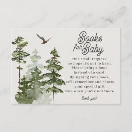 Forest Woodland Books voor Baby Enclosure Kaart