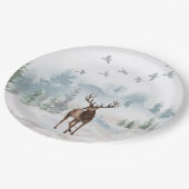 Forest Woodland Deer  Papieren Bordje (Gekanteld)