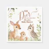 Forest Woodland Oh Deer Servet (Voorkant)