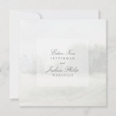 Forest Woodland Outdoor Chuppah Wedding Kaart (Achterkant)