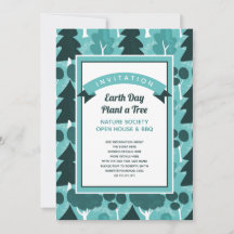 Forest Woodland Theme Natuur Lover Invitation