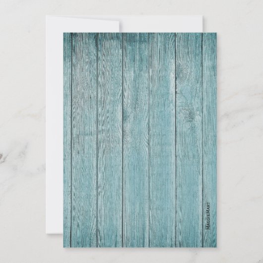 Forest Wreate Bird Rustic Country Boy Baby shower Kaart (Achterkant)