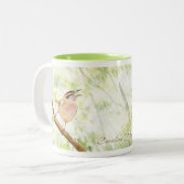 Forest Wrens Tweekleurige Koffiemok (Voorkant links)
