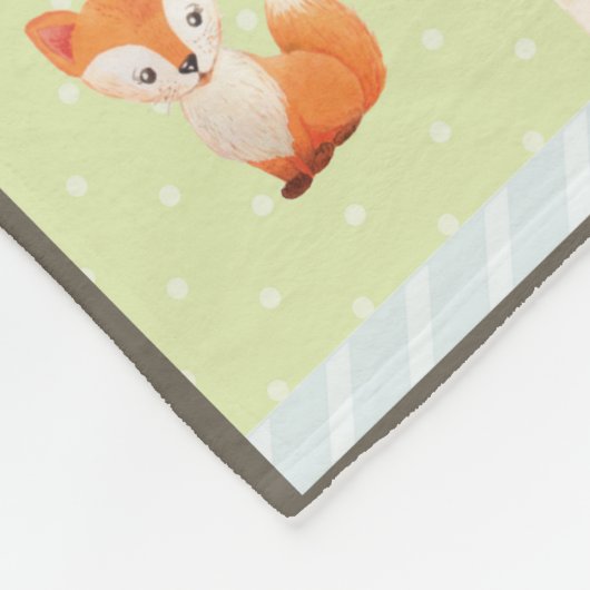 Forest, Zee and Safari Animal Quilt Fleece Blanke (Hoek)