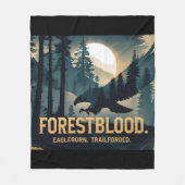 Forestblood – Espíritu Salvaje Nacido del Bosque Fleece Deken (Voorkant)