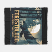 Forestblood – Espíritu Salvaje Nacido del Bosque Fleece Deken (Voorkant (Horizontaal))