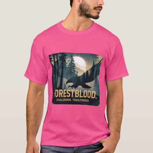 Forestblood – Espíritu Salvaje Nacido del Bosque T-shirt (Voorkant)