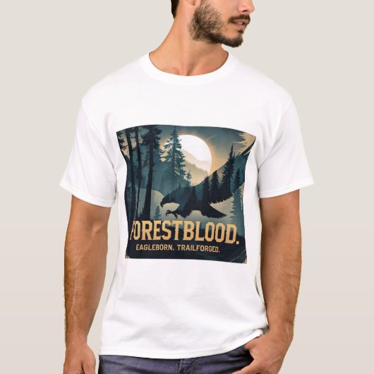 Forestblood – Espíritu Salvaje Nacido del Bosque T-shirt (Voorkant)
