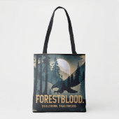 Forestblood – Espíritu Salvaje Nacido del Bosque Tote Bag (Voorkant)