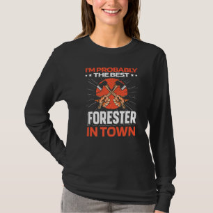 Forester Ax - Timberjack Logger Lumberjack Premiu T-shirt