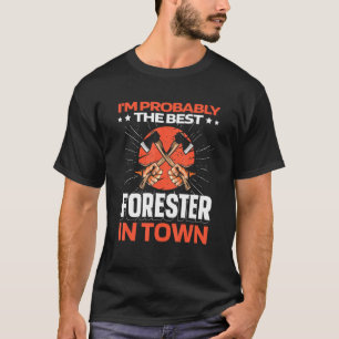 Forester Ax Timberjack Logger Lumberjack T-shirt