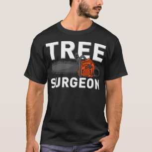 Forester Forest Chainzaag Lumberjack grappig kruis T-shirt