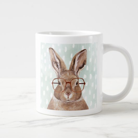 Forester met vier ogen | Bunny Rabbit Grote Koffiekop (Rechts)