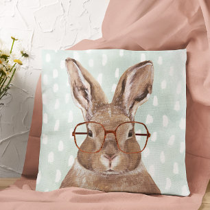 Forester met vier ogen Bunny Rabbit Kussen