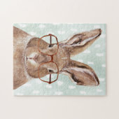 Forester met vier ogen | Bunny Rabbit Legpuzzel (Horizontaal)