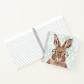 Forester met vier ogen | Bunny Rabbit Notitieboek (Binnen)