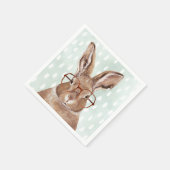 Forester met vier ogen | Bunny Rabbit Servet (Hoek)