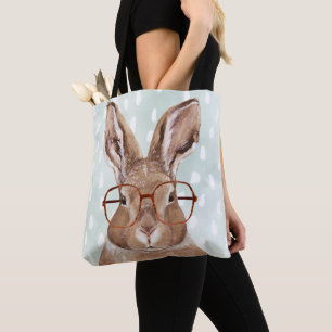 Forester met vier ogen Bunny Rabbit Tote Bag